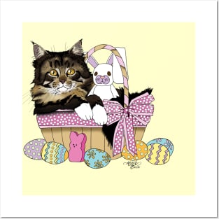 Easter Kitten Posters and Art